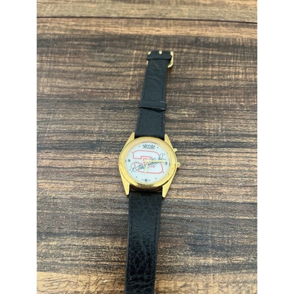 Driver Signature Serial Quartz Watch Dale Earnhardt Unisex Gold Sun Glo - Picture 7 of 7